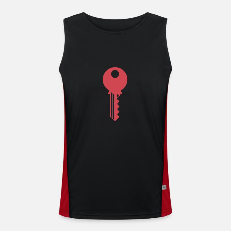 key Men's Functional Contrast Tank Top 