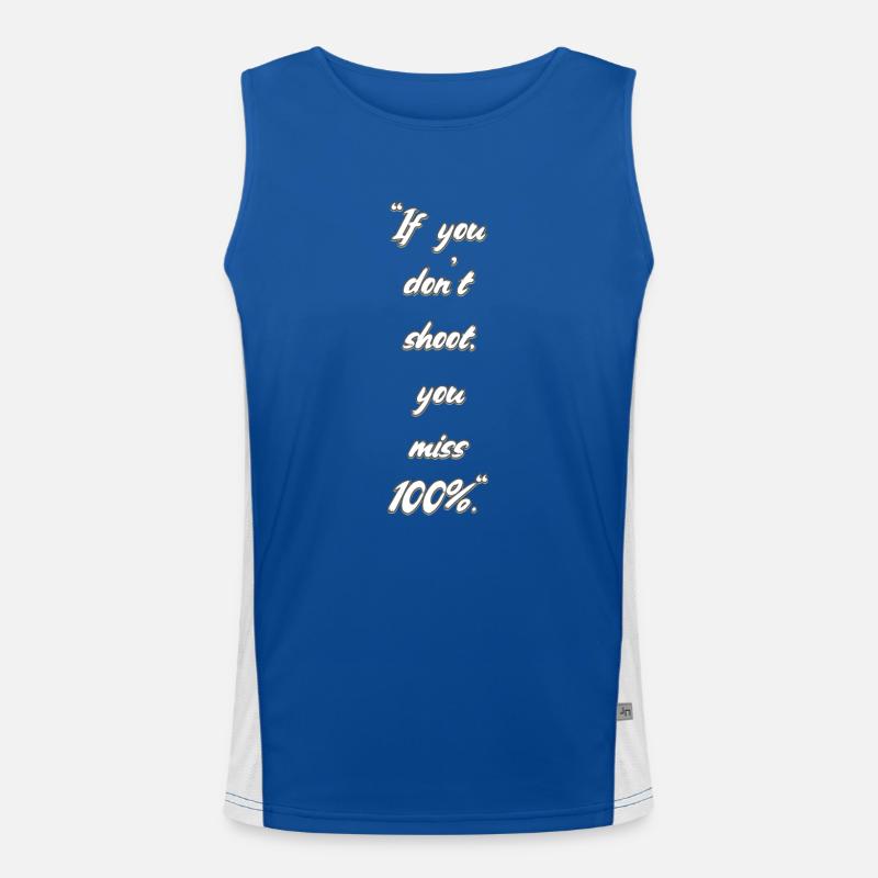 Shoot Funktionelles Kontrast-Tank Top für Männer 