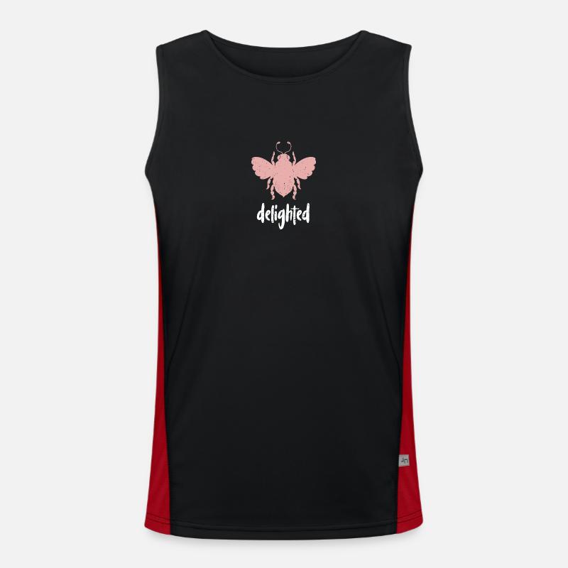 Rosa Bee Delighted Biene Be Delighted Men's Functional Contrast Tank Top 