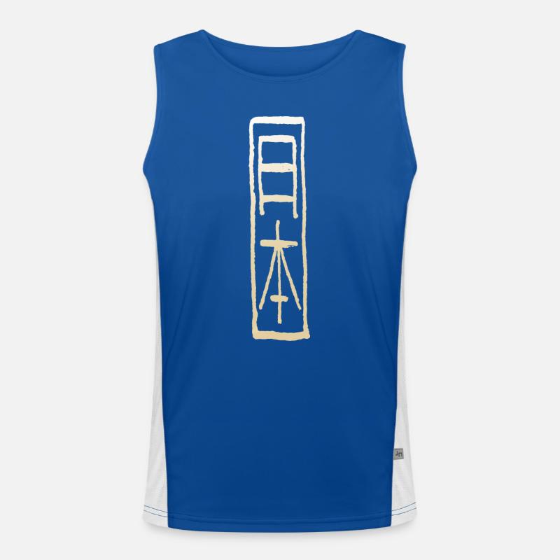 Japan Funktionelles Kontrast-Tank Top für Männer 