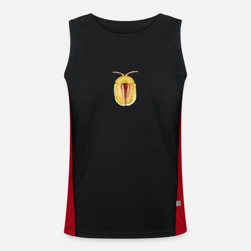 Melde Schildkäfer Funktionelles Kontrast-Tank Top für Männer 