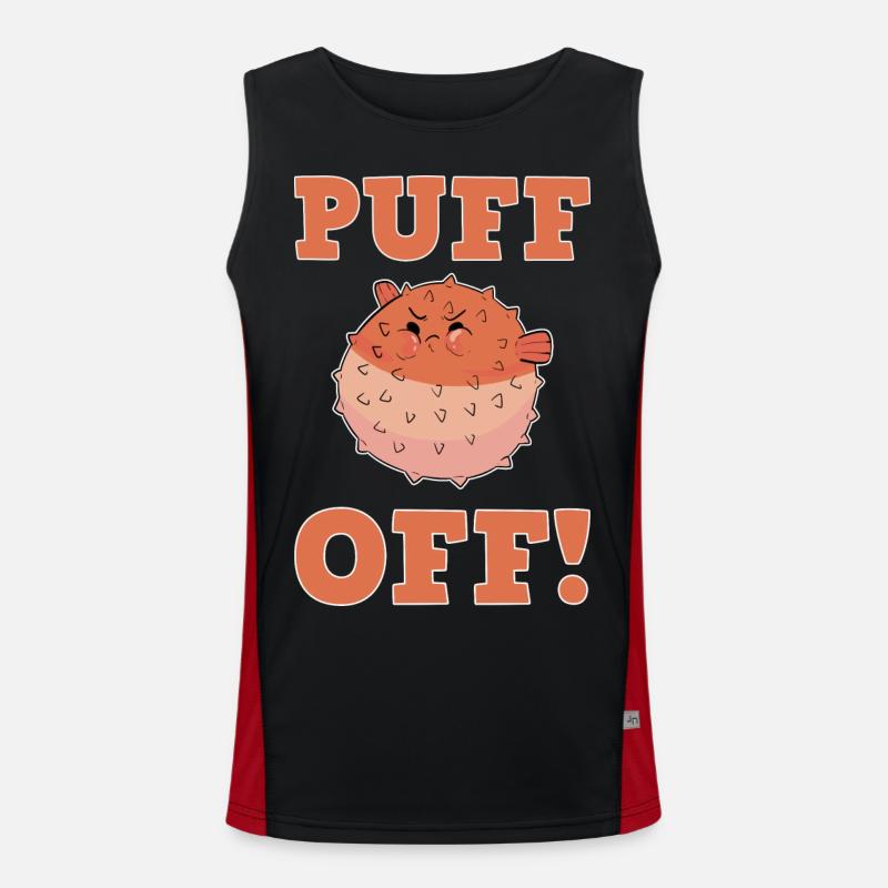 Pufferfish Men's Functional Contrast Tank Top 