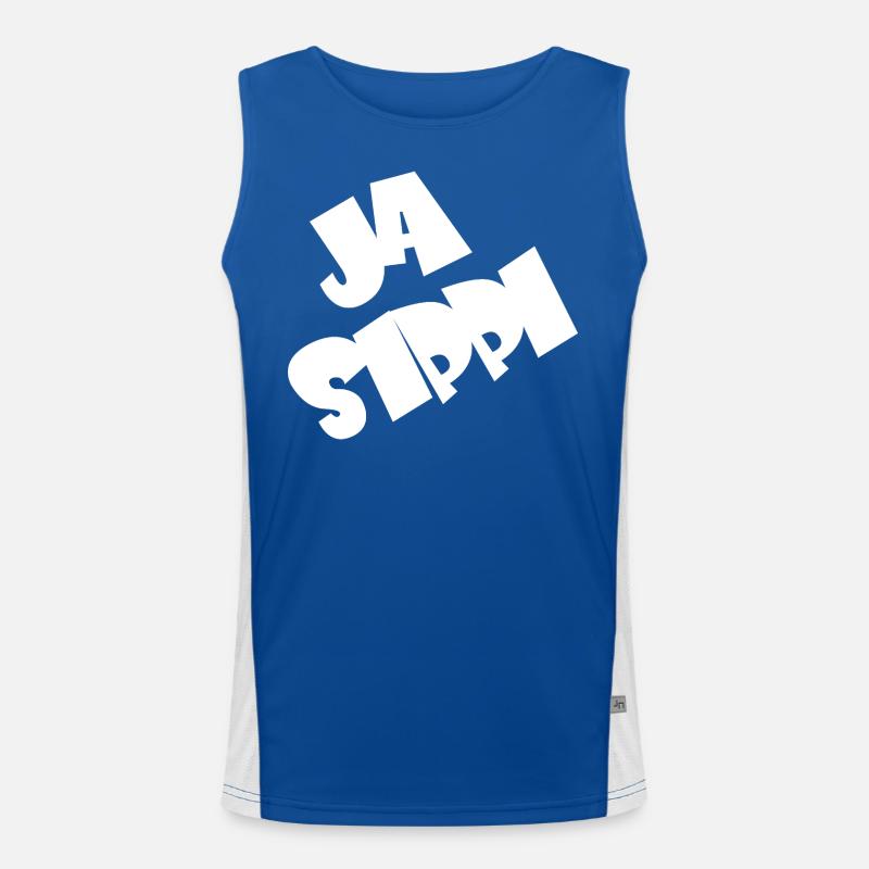 Ja Sippi Funktionelles Kontrast-Tank Top für Männer 