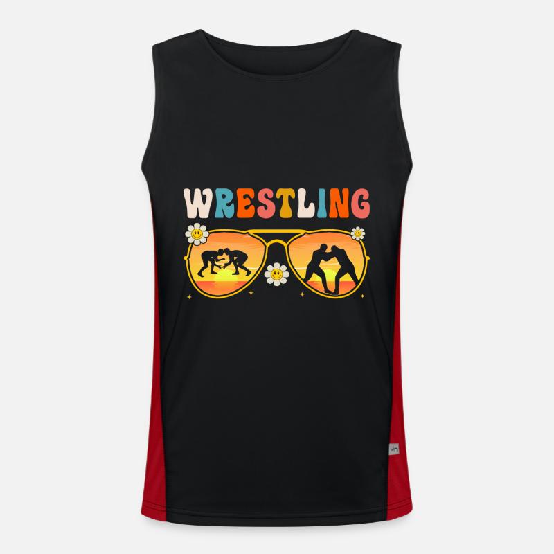 Ringen Funktionelles Kontrast-Tank Top für Männer 