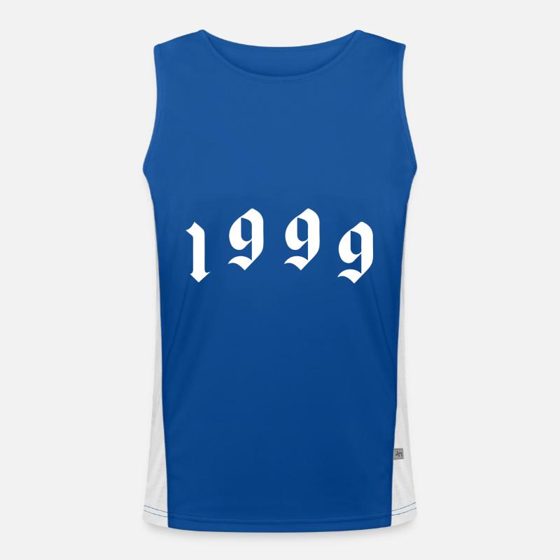 1999 year Men's Functional Contrast Tank Top 