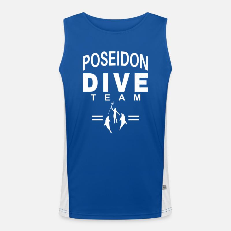 Équipe de plongée Poséidon Débardeur respirant contrasté Homme 