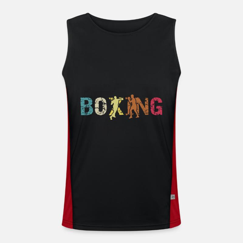 Boxe Débardeur respirant contrasté Homme 