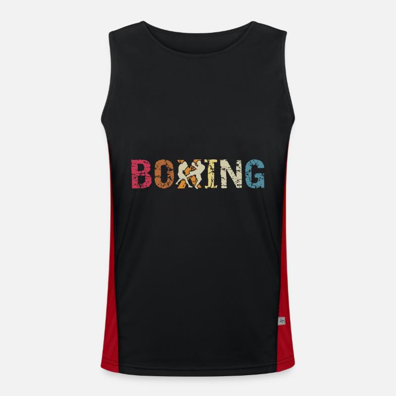 Boxe Débardeur respirant contrasté Homme 