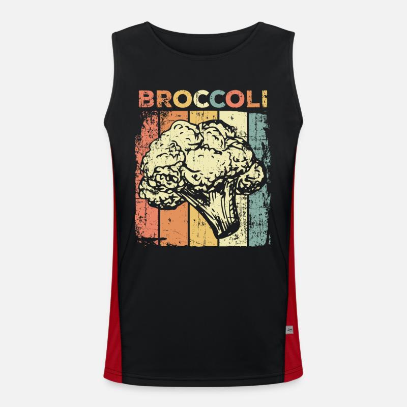 broccoli Men's Functional Contrast Tank Top 