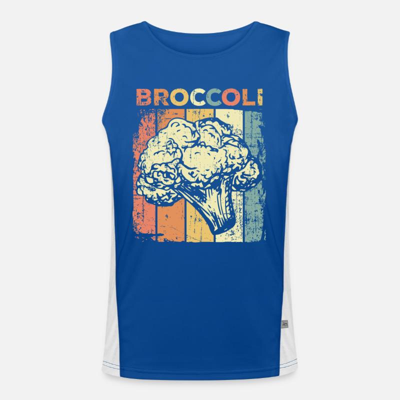 broccoli Men's Functional Contrast Tank Top 
