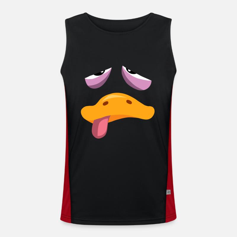 Shrovetide - Carnival - Köstüm - drunken duck Men's Functional Contrast Tank Top 