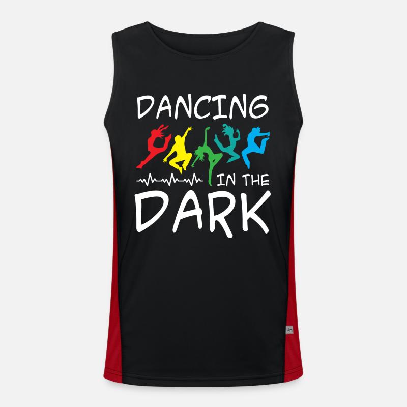 Dancing in the Dark Men's Functional Contrast Tank Top 