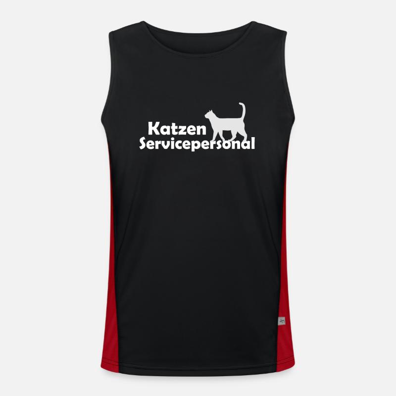 Cat staff Men's Functional Contrast Tank Top 
