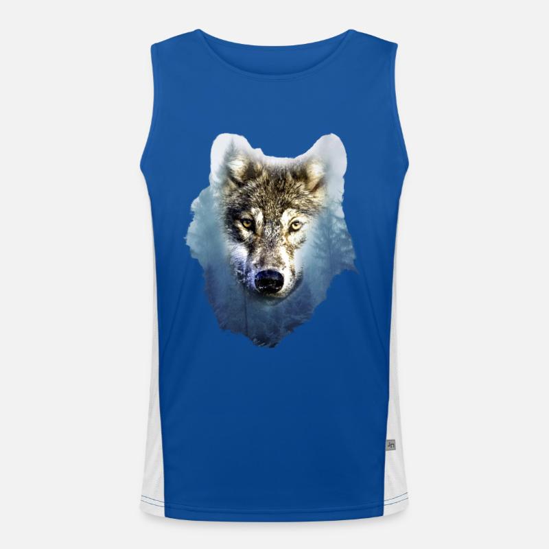 Loup Débardeur respirant contrasté Homme 