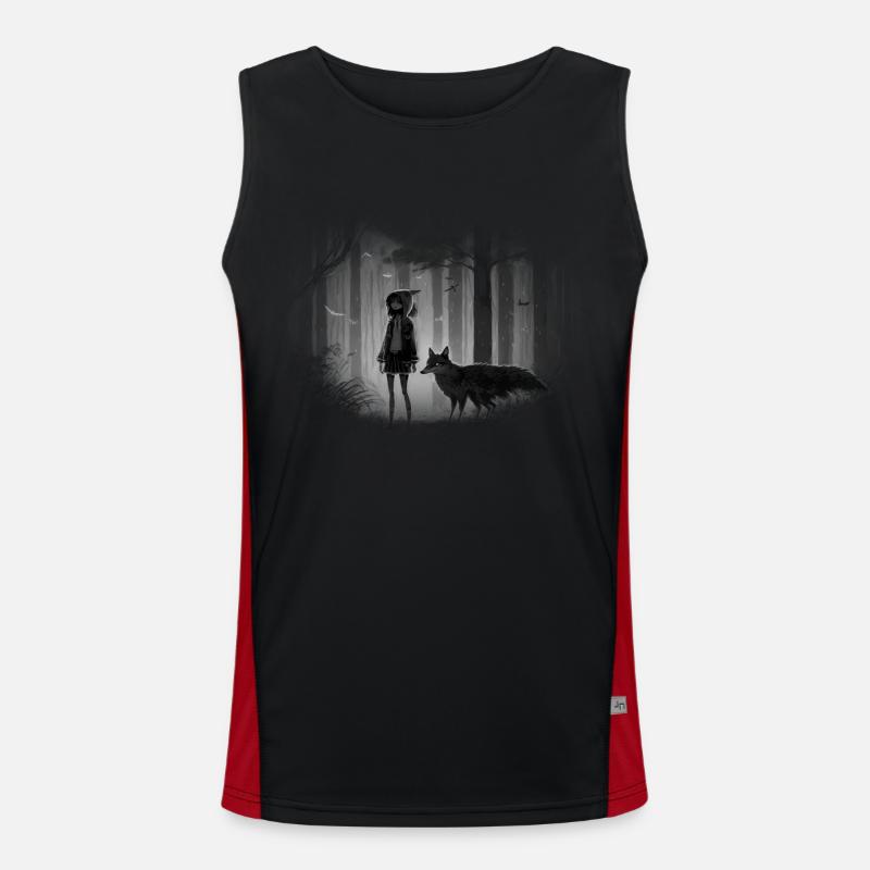 Wolf Men's Functional Contrast Tank Top 
