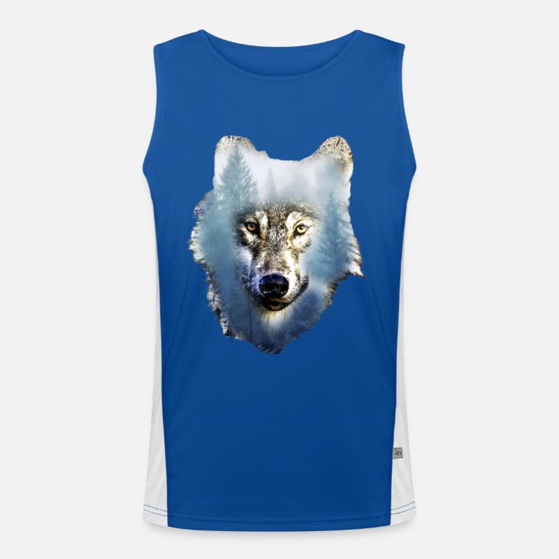 Loup Débardeur respirant contrasté Homme 