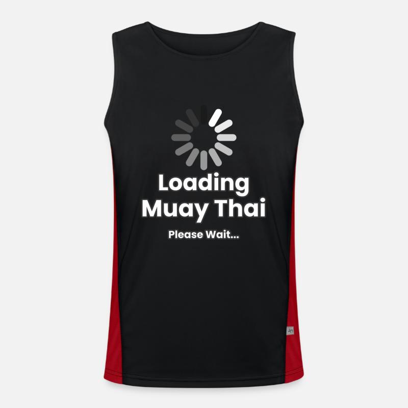 Muay Thai wird geladen Bitte warten Funktionelles Kontrast-Tank Top für Männer 