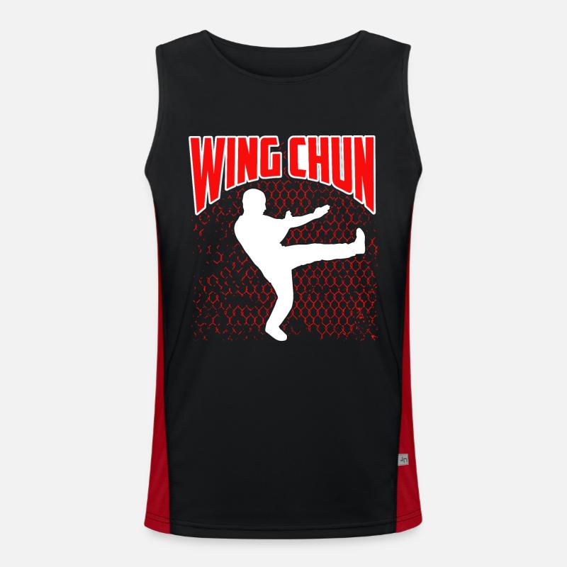 Wing Chun Men's Functional Contrast Tank Top 
