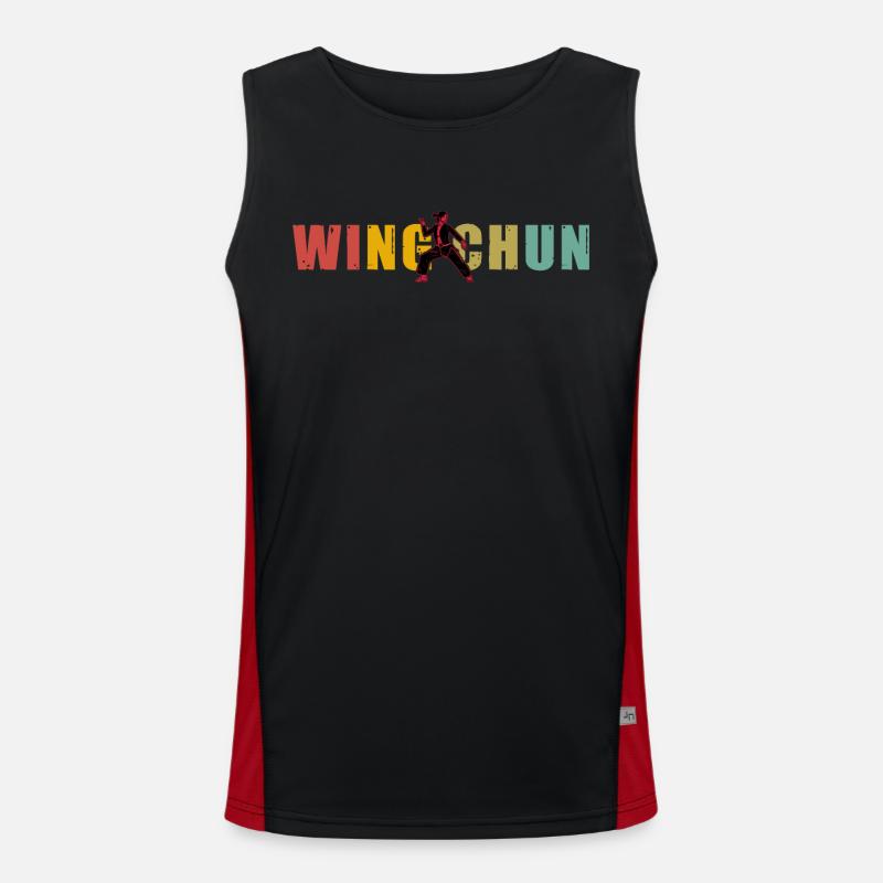 Wing Chun Men's Functional Contrast Tank Top 