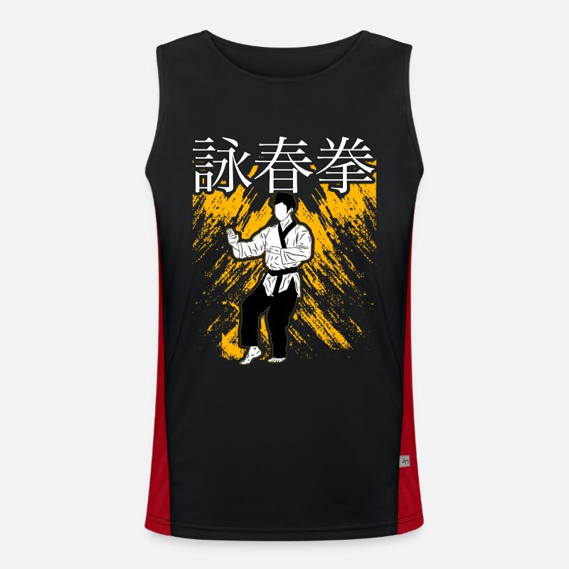 Wing Chun Débardeur respirant contrasté Homme 