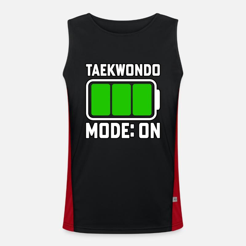 Mode Taekwondo activé Débardeur respirant contrasté Homme 
