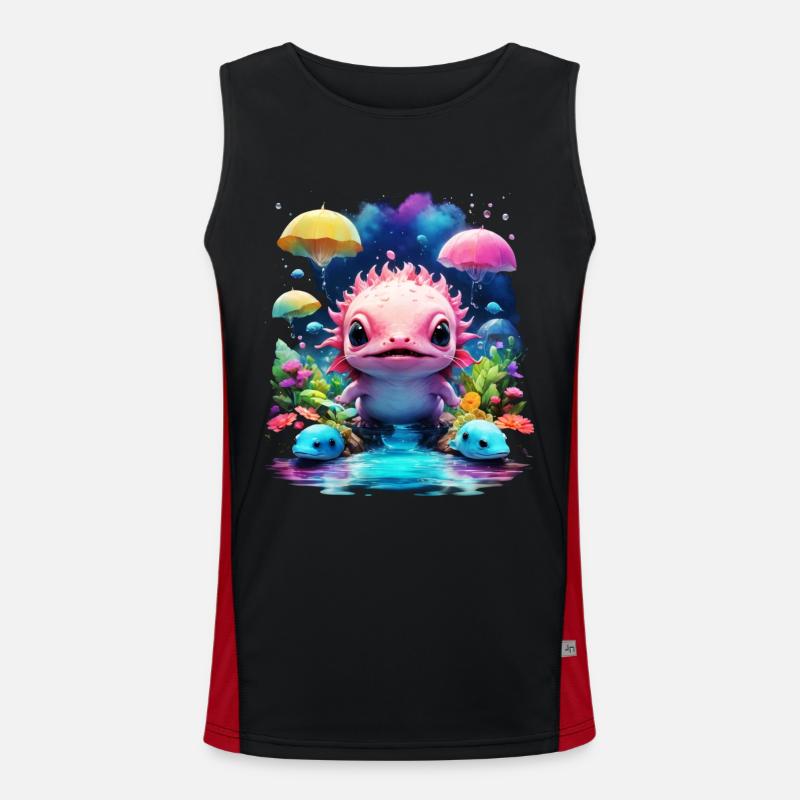Axolotl Débardeur respirant contrasté Homme 