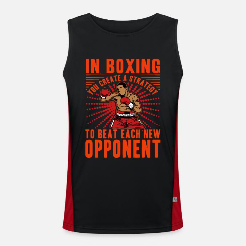 Boxe Débardeur respirant contrasté Homme 