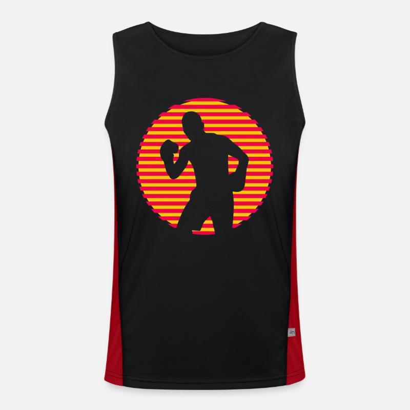 Boxe Débardeur respirant contrasté Homme 