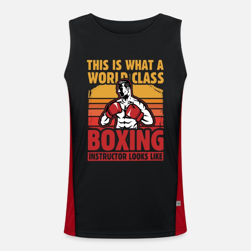 This is what a world class Boxing instructor looks Men's Functional Contrast Tank Top 