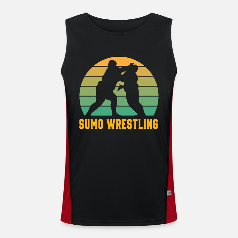 Sumo-Ringen Funktionelles Kontrast-Tank Top für Männer 