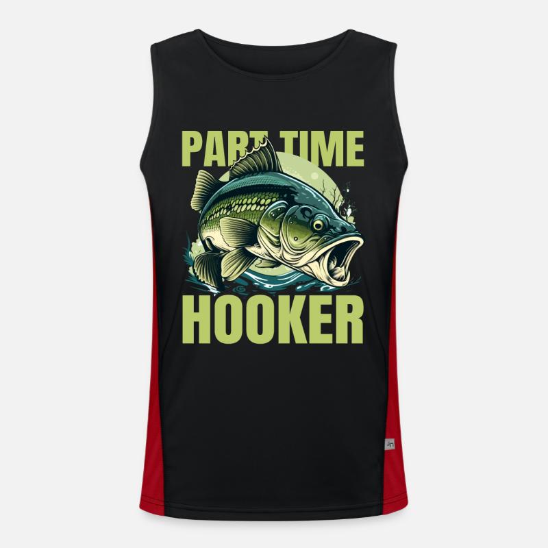 Teilzeit-Hook Funktionelles Kontrast-Tank Top für Männer 