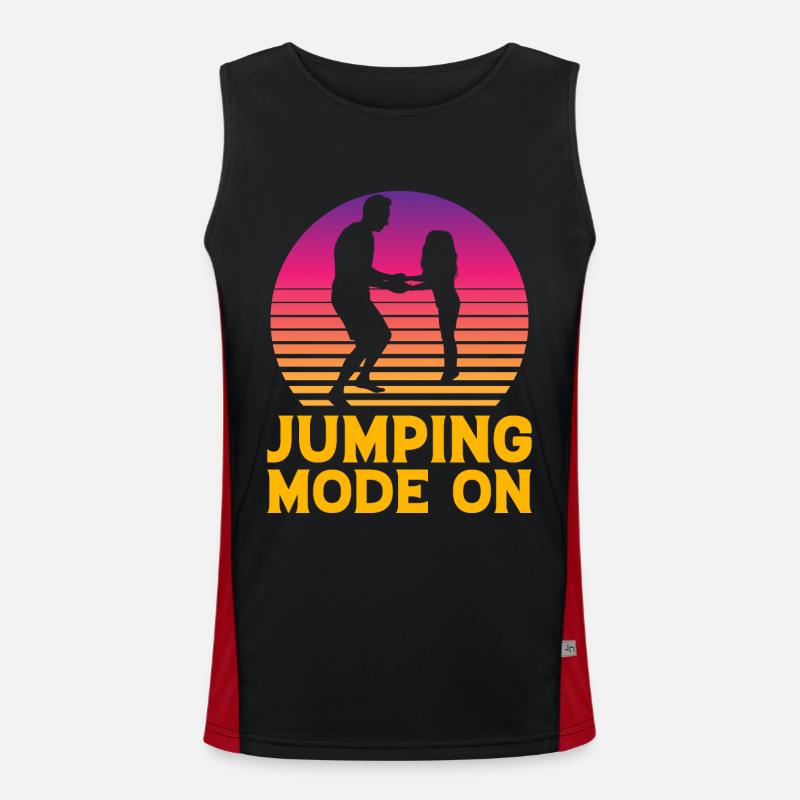 Mode Saut activé Débardeur respirant contrasté Homme 