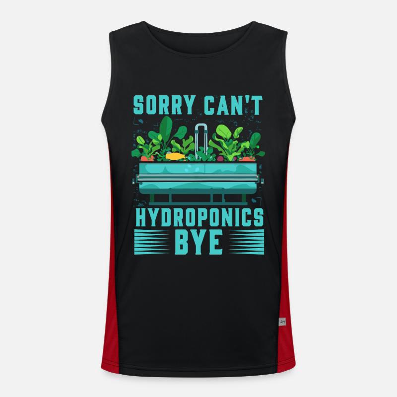 Sorry can't Hydroponics Bye Men's Functional Contrast Tank Top 
