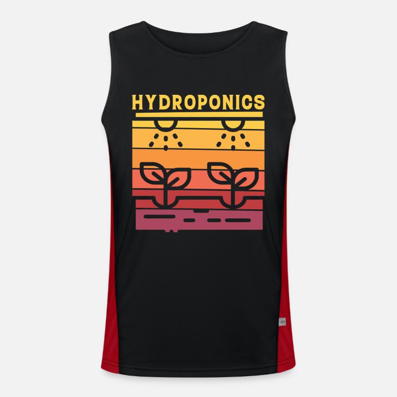 Hydroponics Men's Functional Contrast Tank Top 