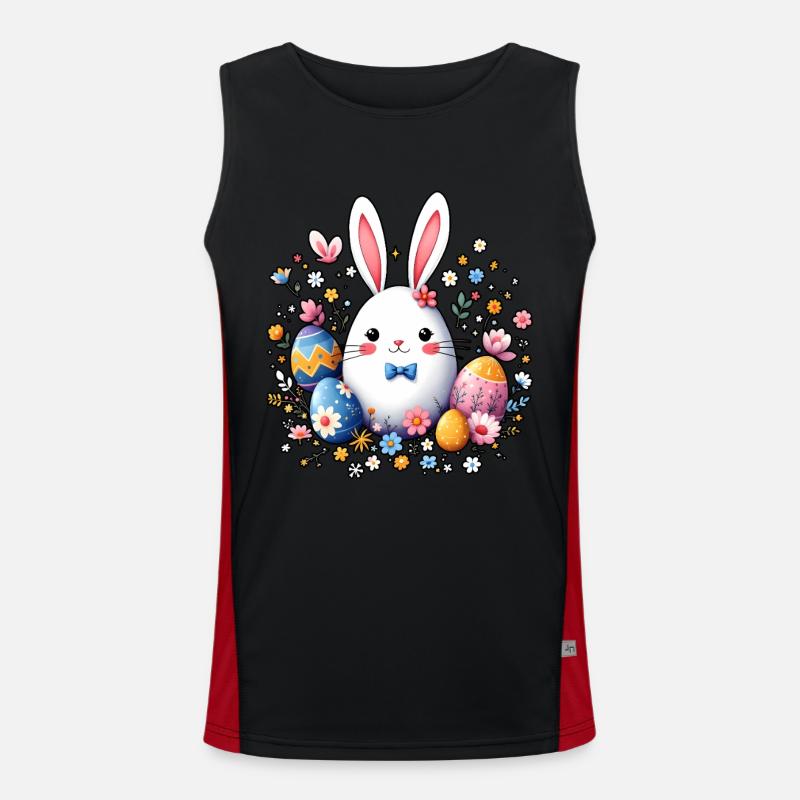 Lapin de Pâques Débardeur respirant contrasté Homme 