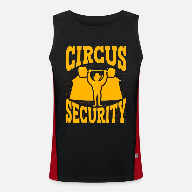 Circus Security Men's Functional Contrast Tank Top 