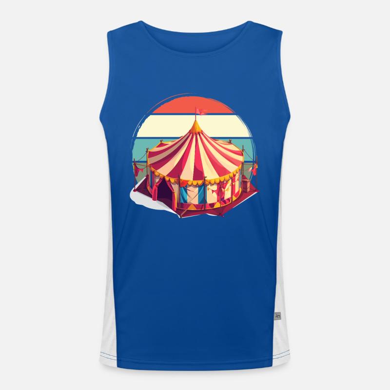 Zircus Funktionelles Kontrast-Tank Top für Männer 