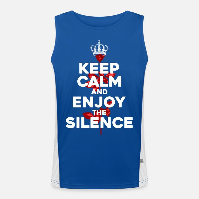 Graphique Keep Calm Débardeur respirant contrasté Homme 