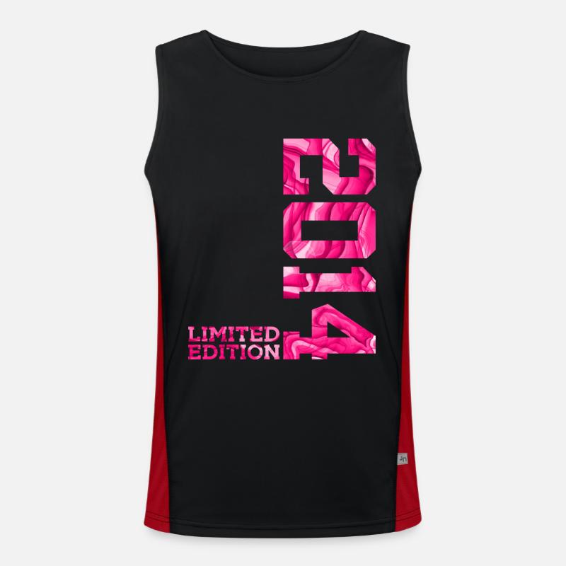 12TH ANNIVERSARY PINK LIMITED EDITION 2014 Men's Functional Contrast Tank Top 