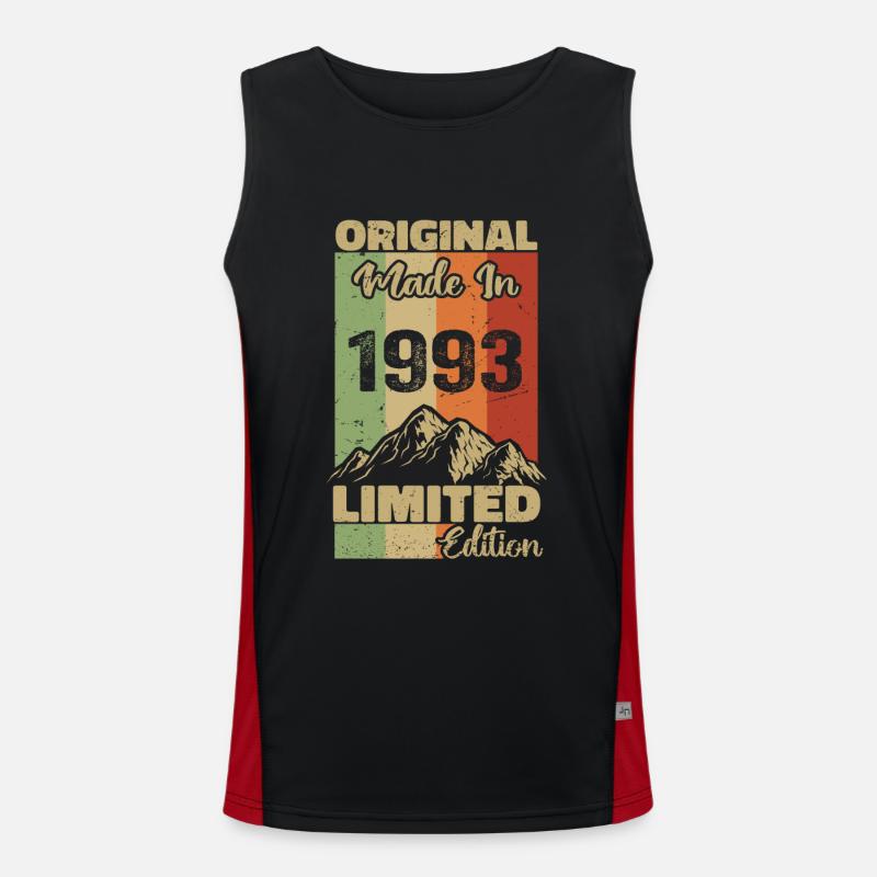 1993 Original - Made in 1993 - Limited Edition Funktionelles Kontrast-Tank Top für Männer 