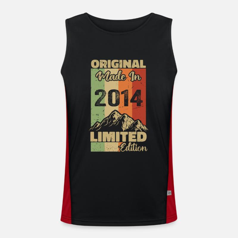 2014 Original - Fabriqué en 2014 - Edition limitée Débardeur respirant contrasté Homme 