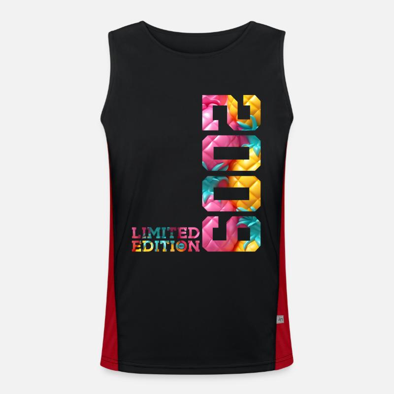 17TH BIRTHDAY LIMITED EDITION 2009 Men's Functional Contrast Tank Top 