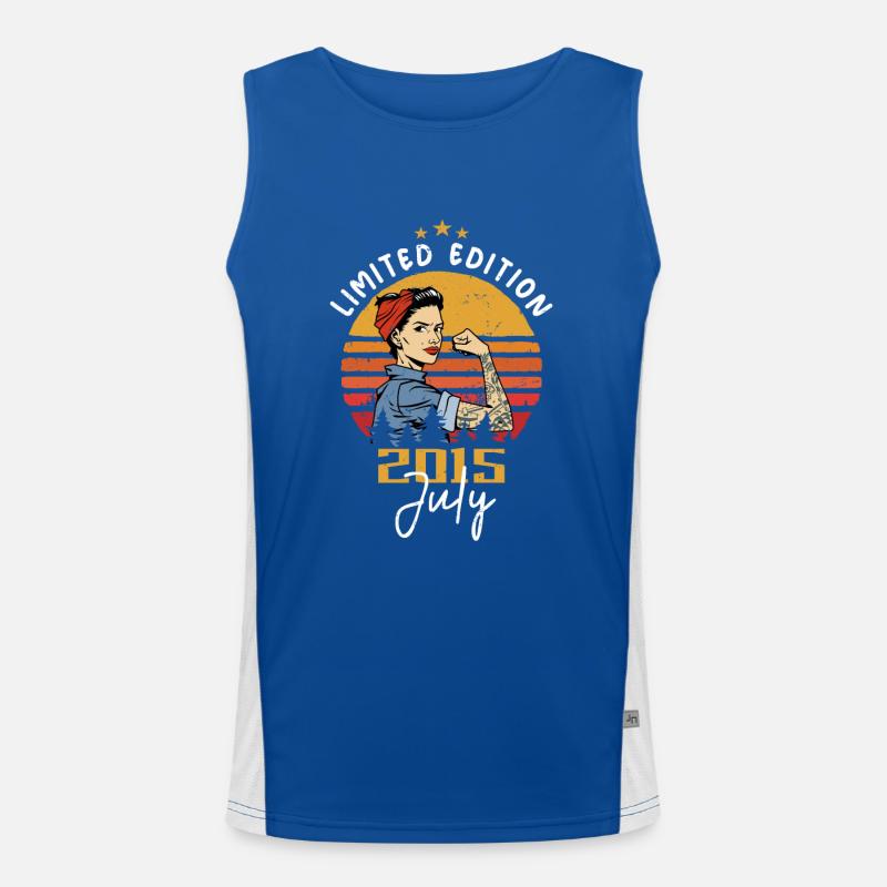 July 2015 - Birthday in July 2015 Gift Men's Functional Contrast Tank Top 
