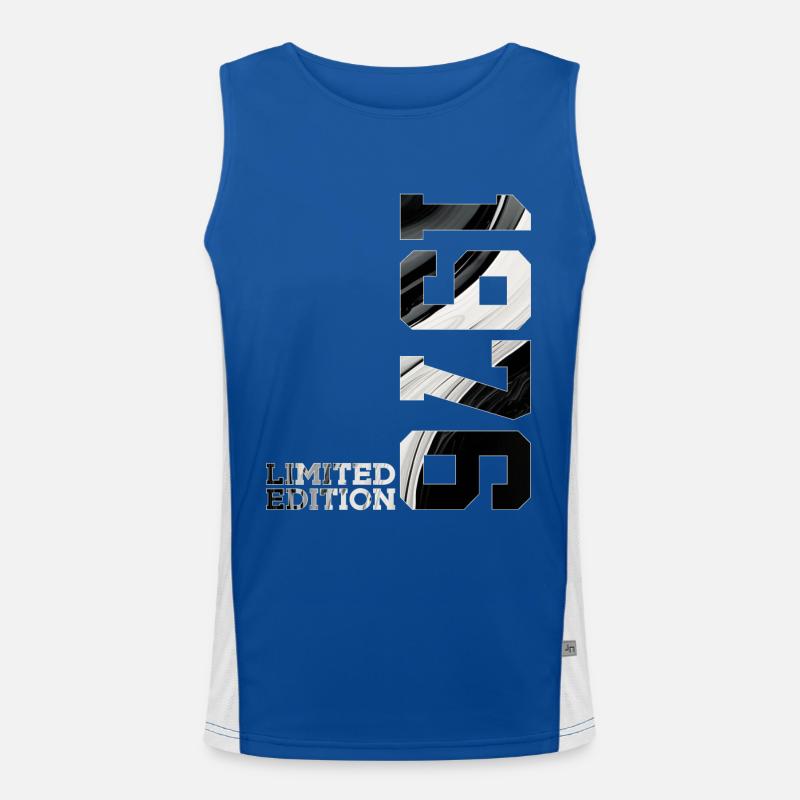 LIMITED EDITION 1976 50. GEBURTSTAG Funktionelles Kontrast-Tank Top für Männer 