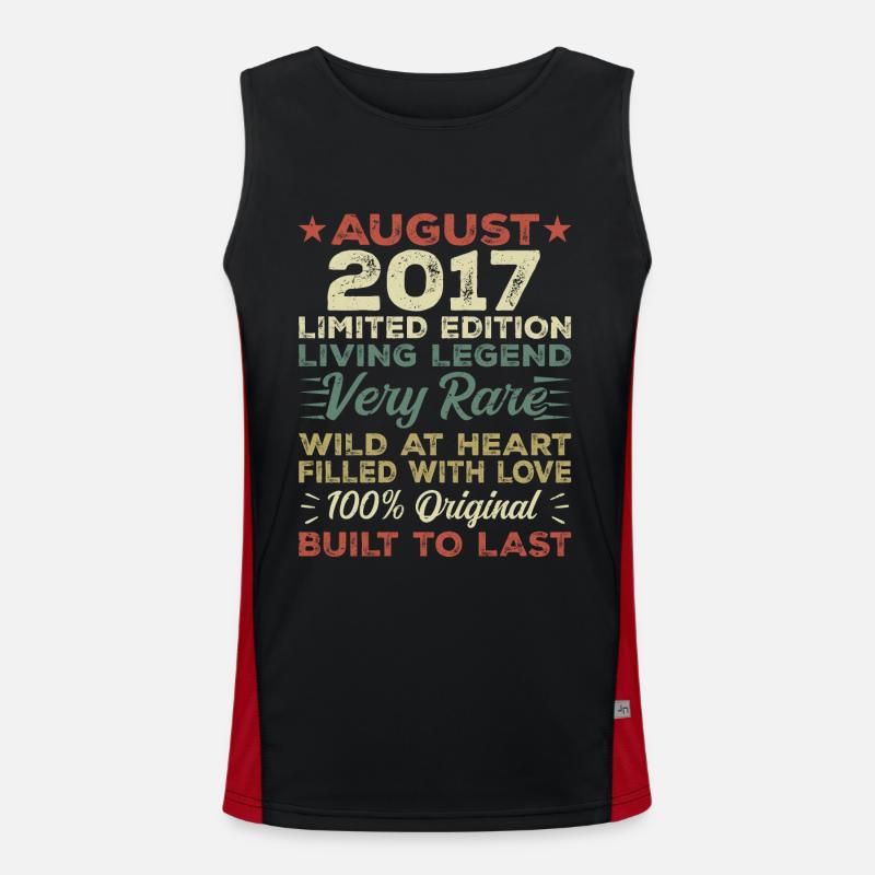 August 2017 - Geschenkidee Für August 2017 - 2017 Funktionelles Kontrast-Tank Top für Männer 