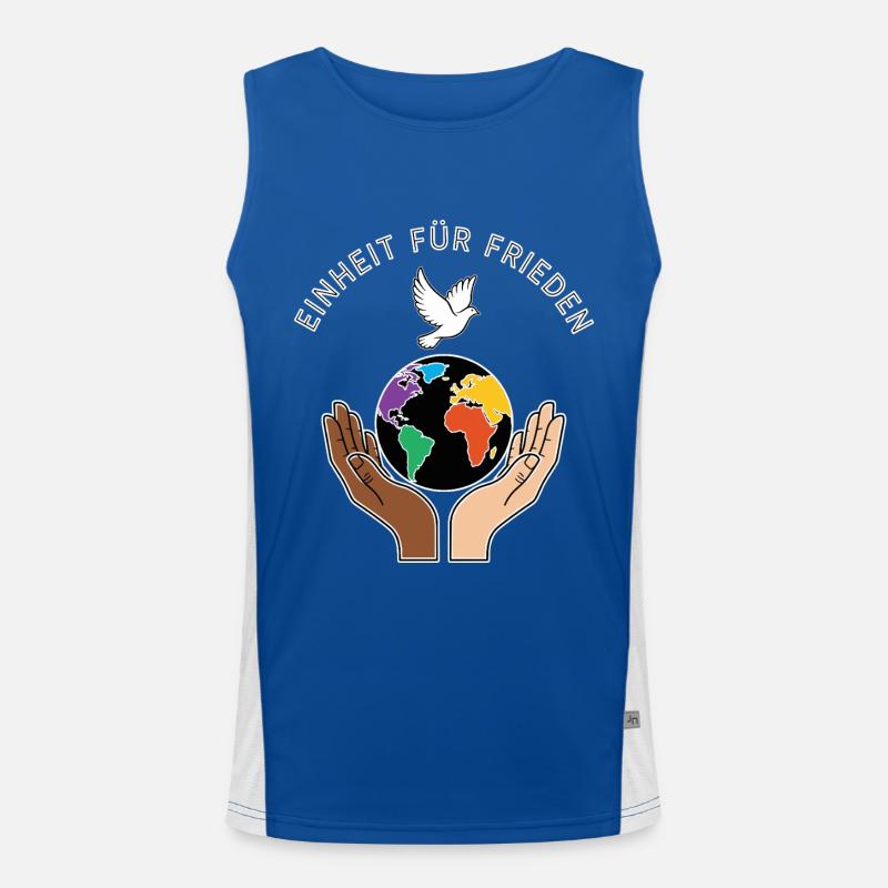 Unity for Peace Men's Functional Contrast Tank Top 