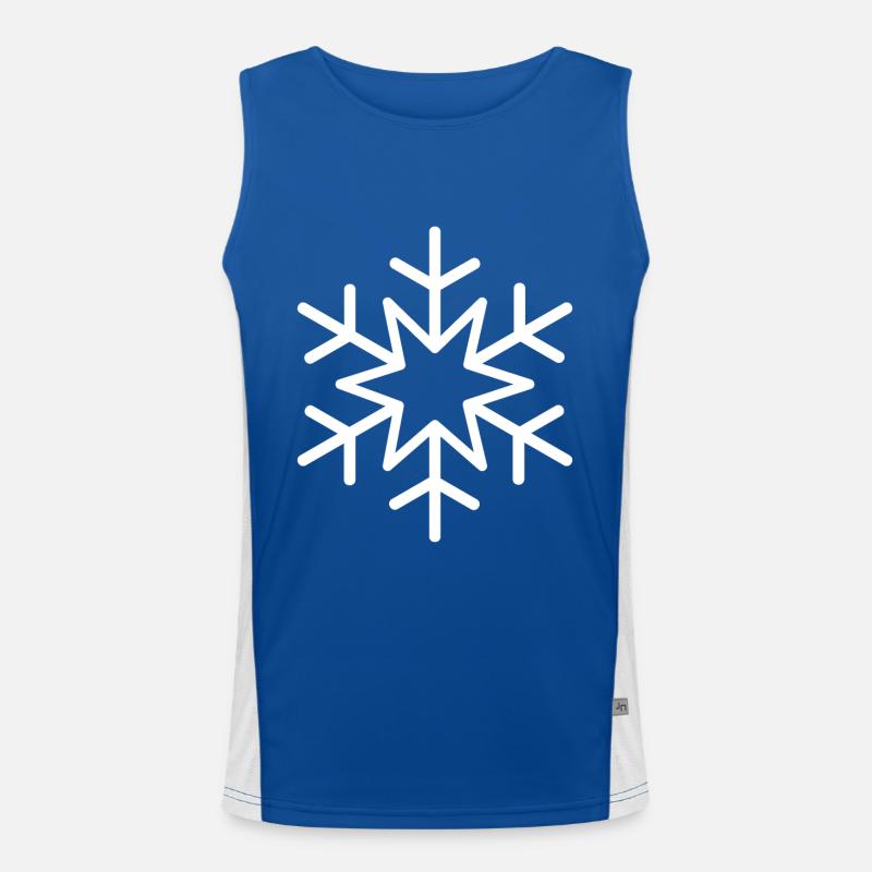 Snowflake Men's Functional Contrast Tank Top 