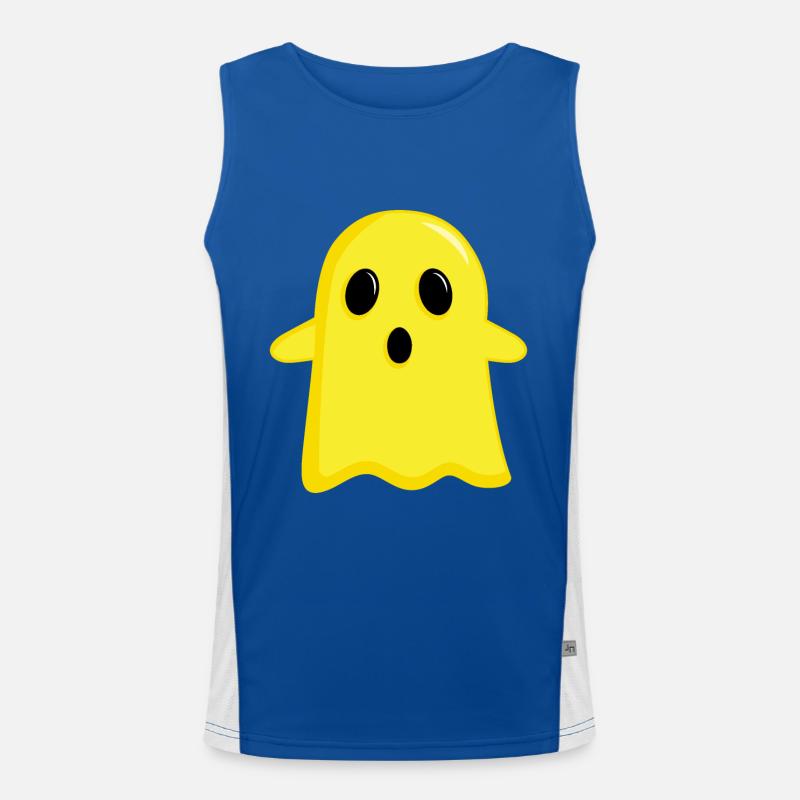 Fantôme jaune Débardeur respirant contrasté Homme 