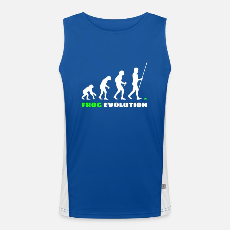 Evolution de la grenouille Débardeur respirant contrasté Homme 