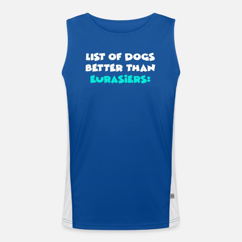 Eurasier Funktionelles Kontrast-Tank Top für Männer 
